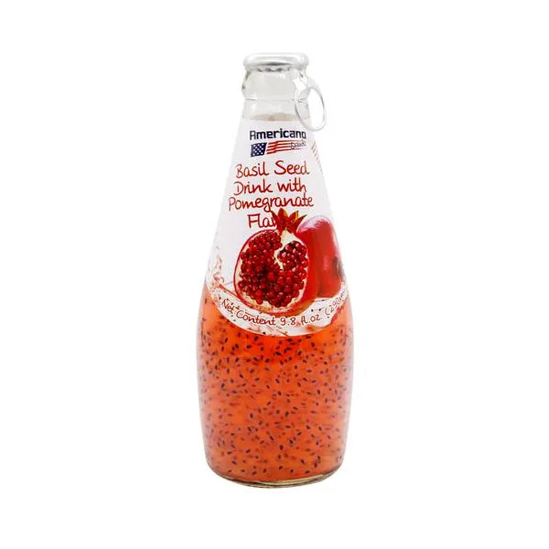 Americano Basil Seed Drinks Pomegranate 290 ml